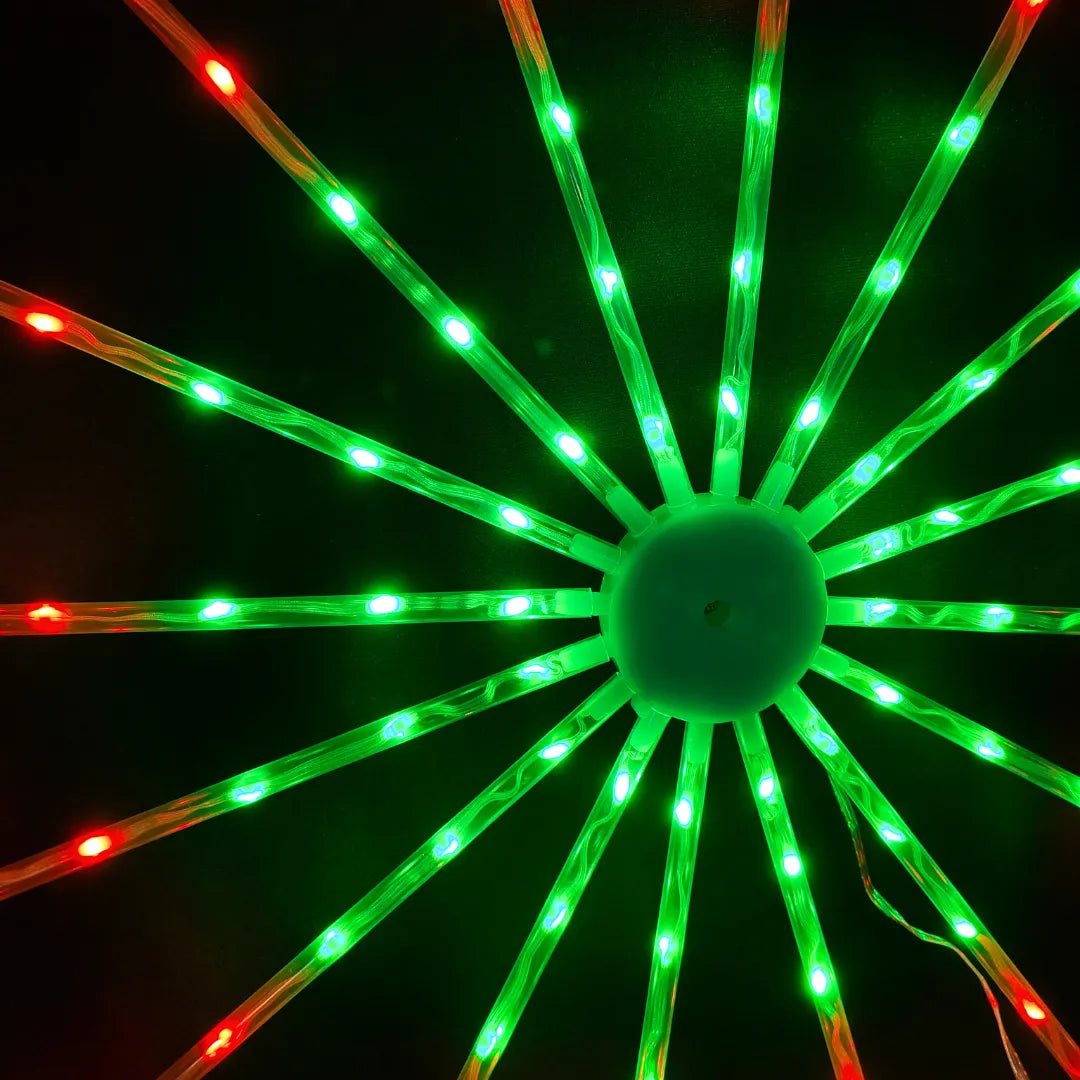 Festive LED Ganpati chakra with 128 LED illumination for bright décor