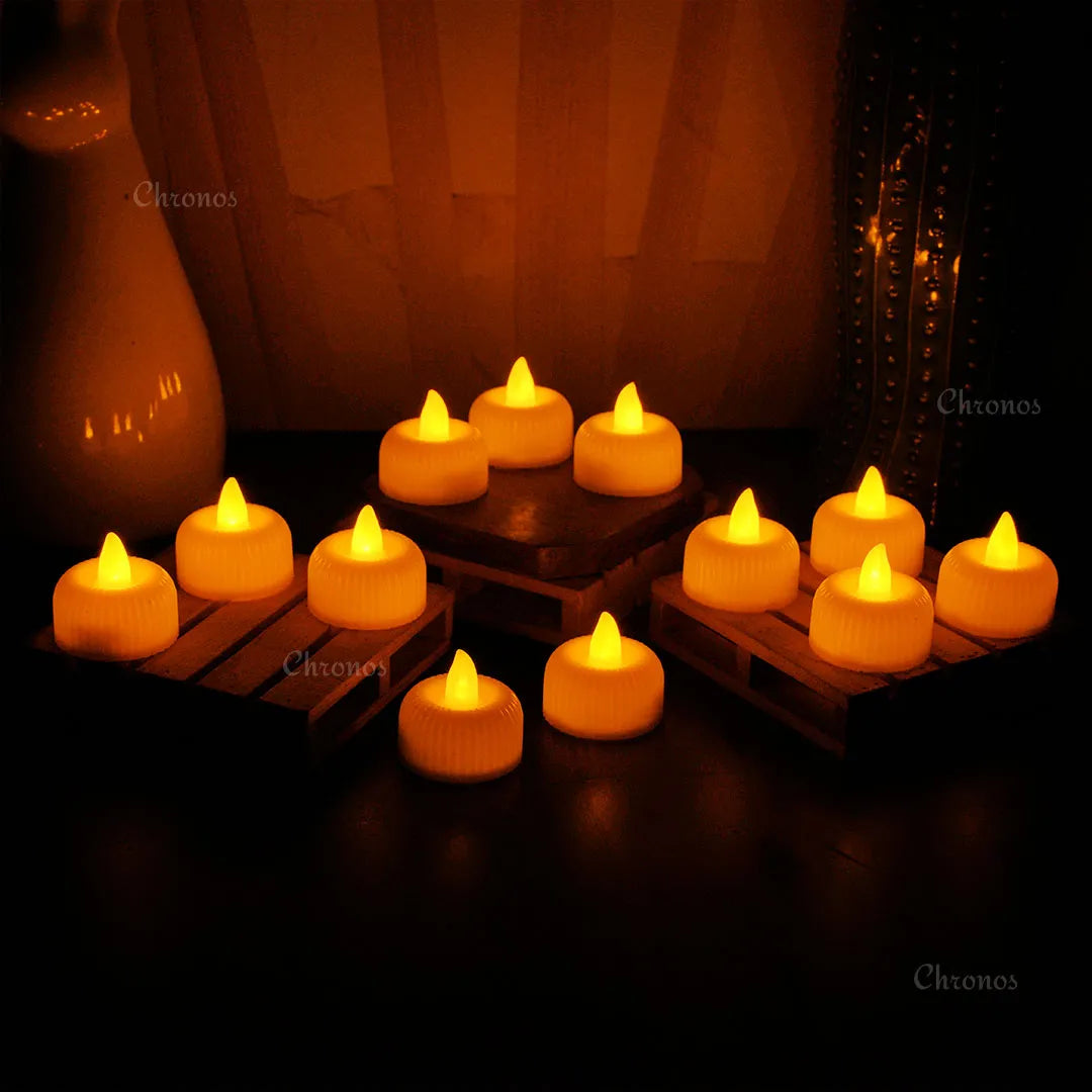 Chronos Lights flameless smokeless LED candles for safe ambient home lighting