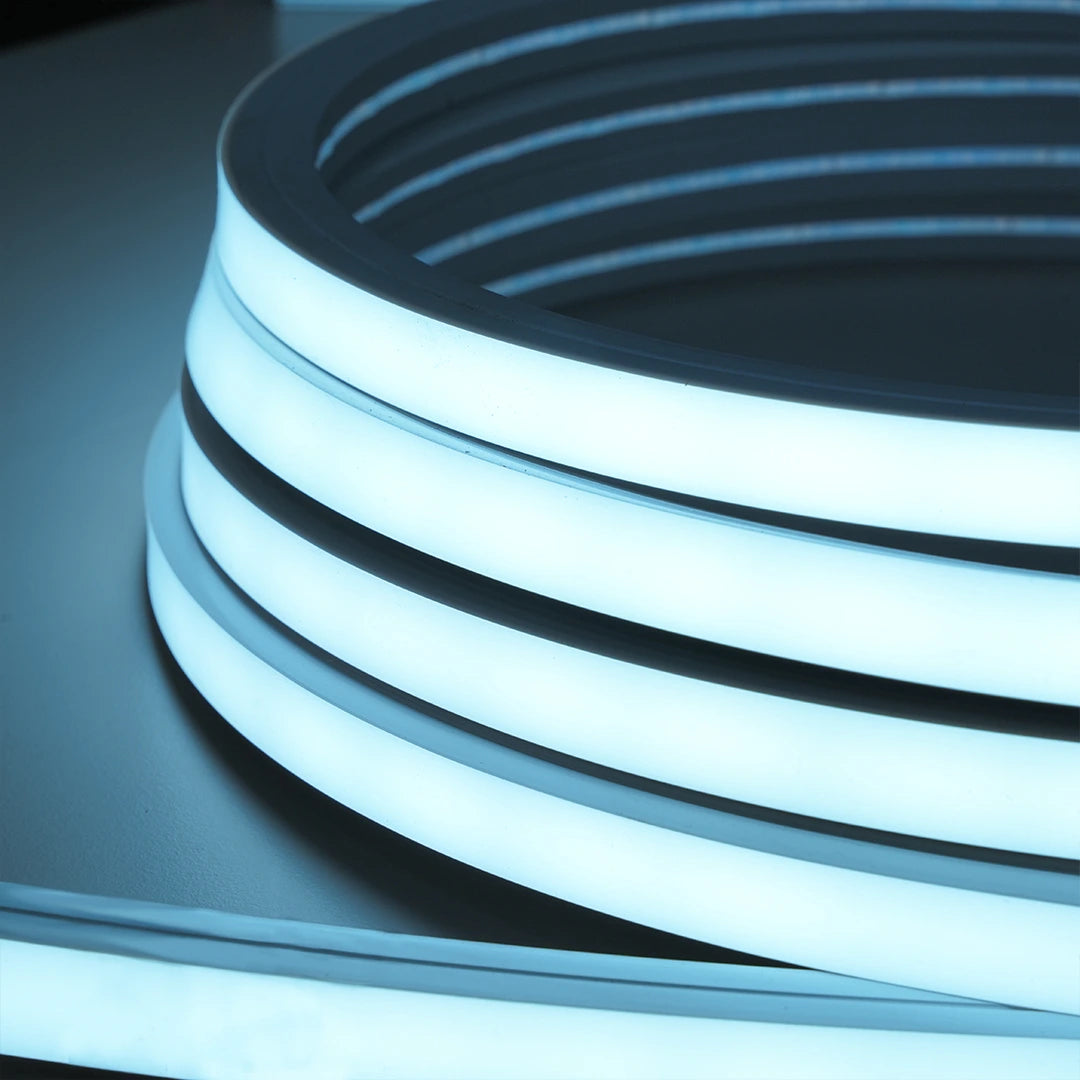 Outdoor flexible neon profile, 12 mm square.