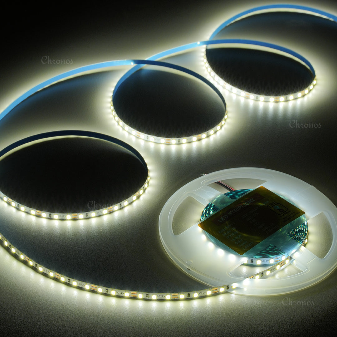 Flexible 5mm Natural White LED Strip Light – 12V, 5M – Smooth & Elegant Lighting