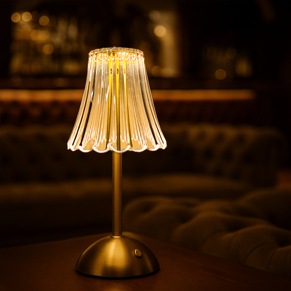 Flora Cordless Rechargeable LED Table Lamp for Bedroom & Living Room