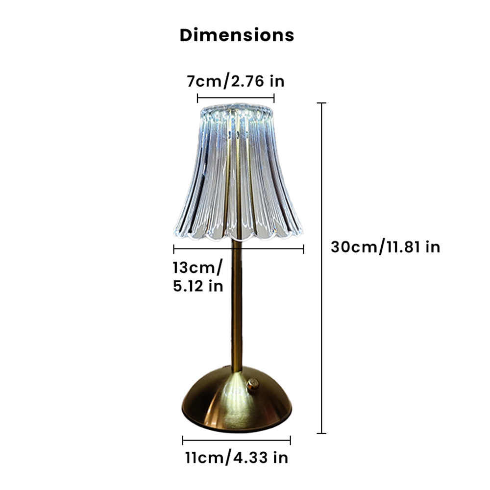 Flora LED Night Lamp – Portable Cordless Light for Home Decoration