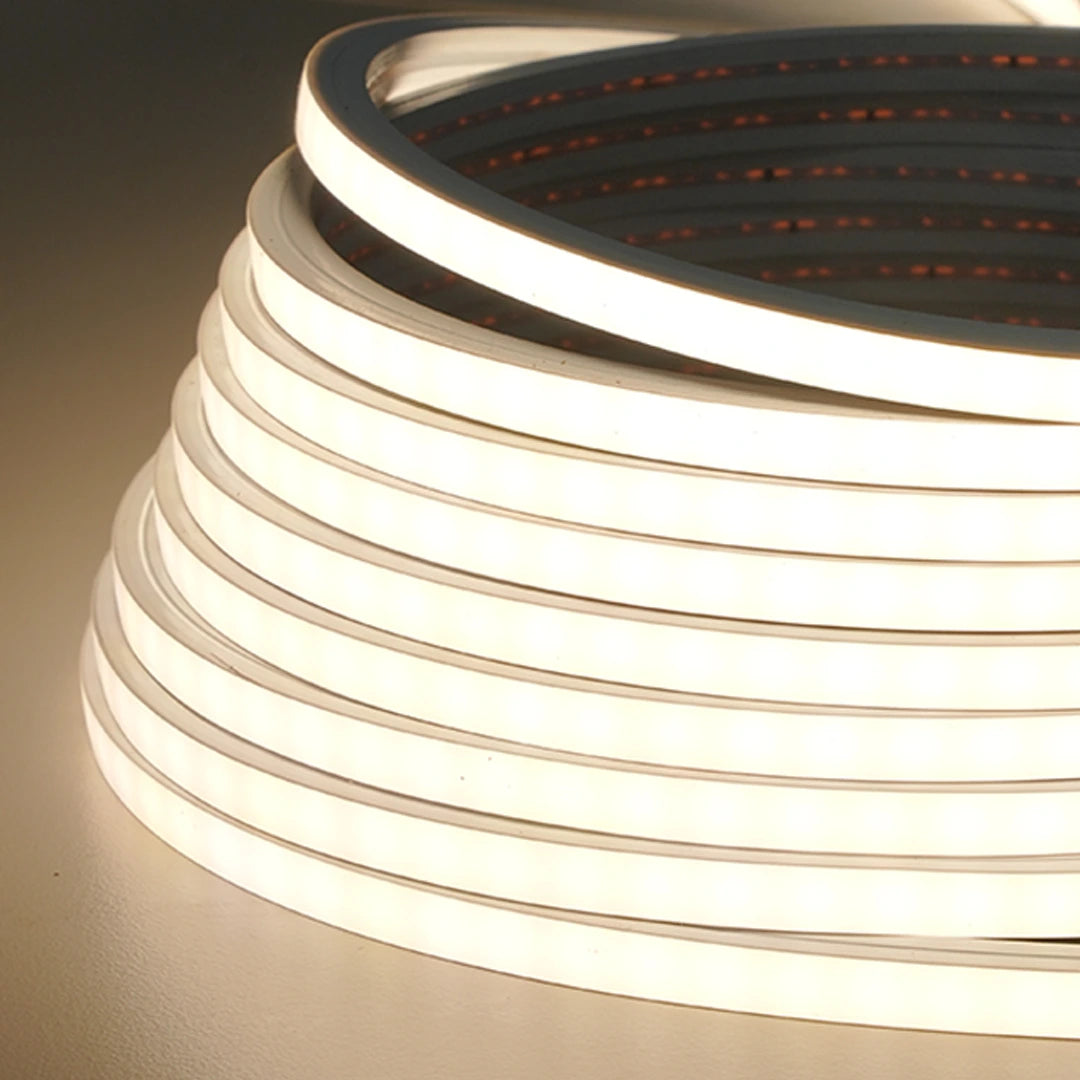 Front bend silicone neon profile, 8 mm, ideal for curves.