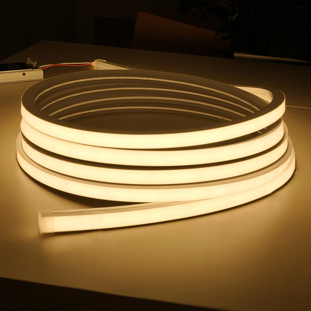 Front curve silicone neon profile, 12 mm variant.