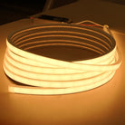 Front curve neon profile, 15×10 mm silicone.