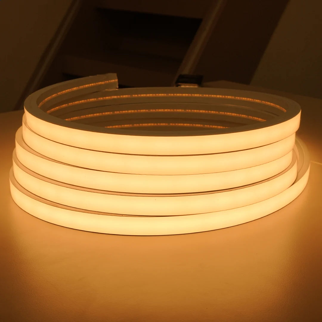 Front curve neon profile, 20×14 mm silicone.