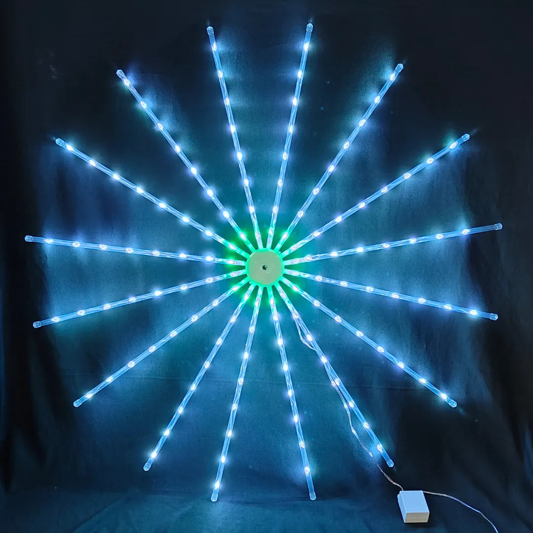 Ganpati chakra LED light for indoor and covered outdoor decoration