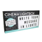 Large XXL Cinema Light Box with letter tiles – Jumbo size LED light board for custom messages – Chronos Lights