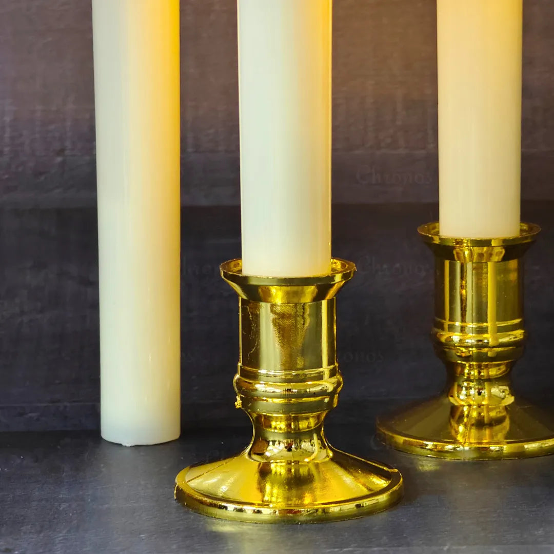 Elegant LED Candles with Holder Perfect for Diwali Decoration