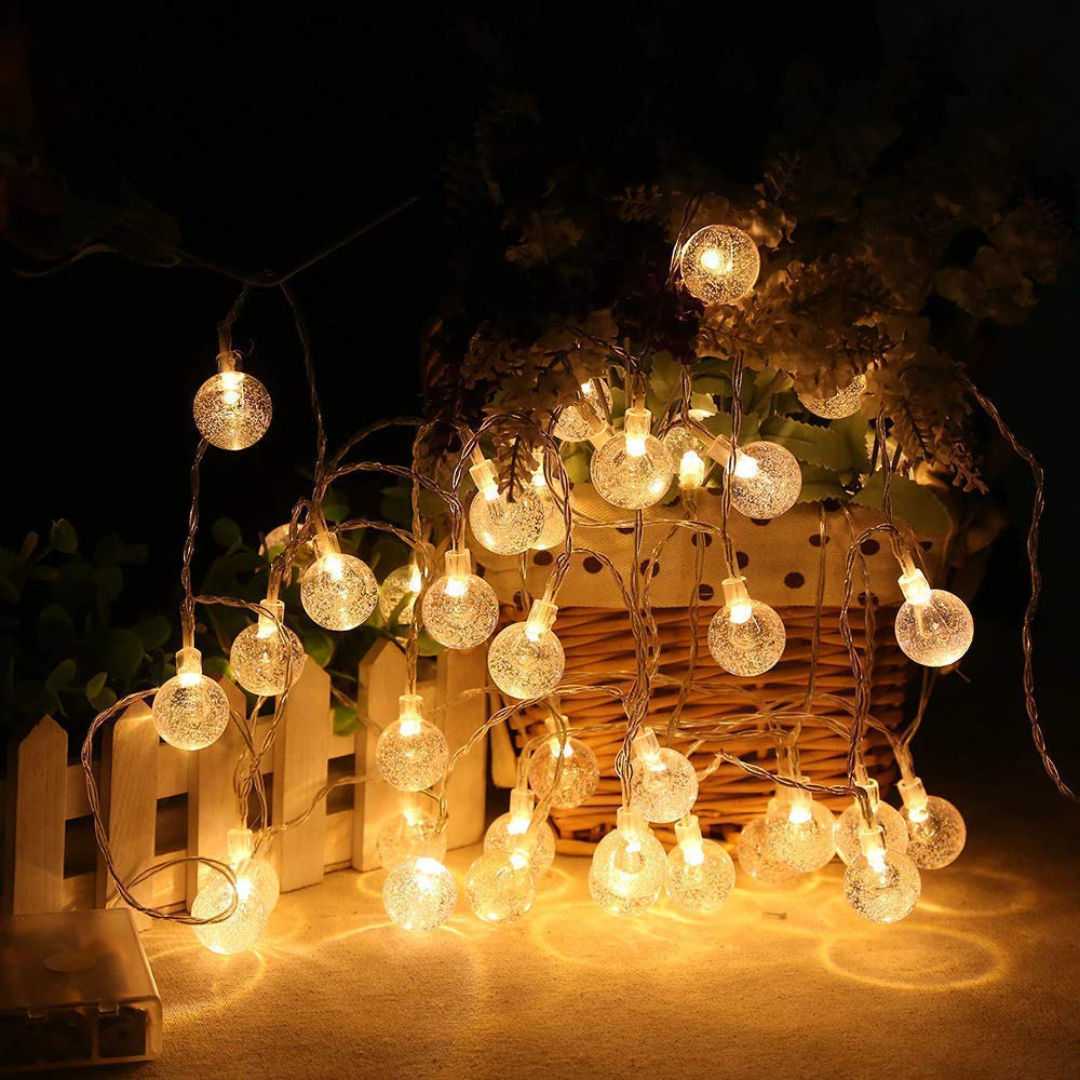 30 meter bubble LED string lights for large area decorative setup