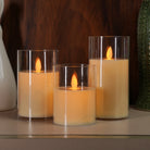 Modern acrylic LED flameless pillar candle for home and festive decoration – Chronos Lights