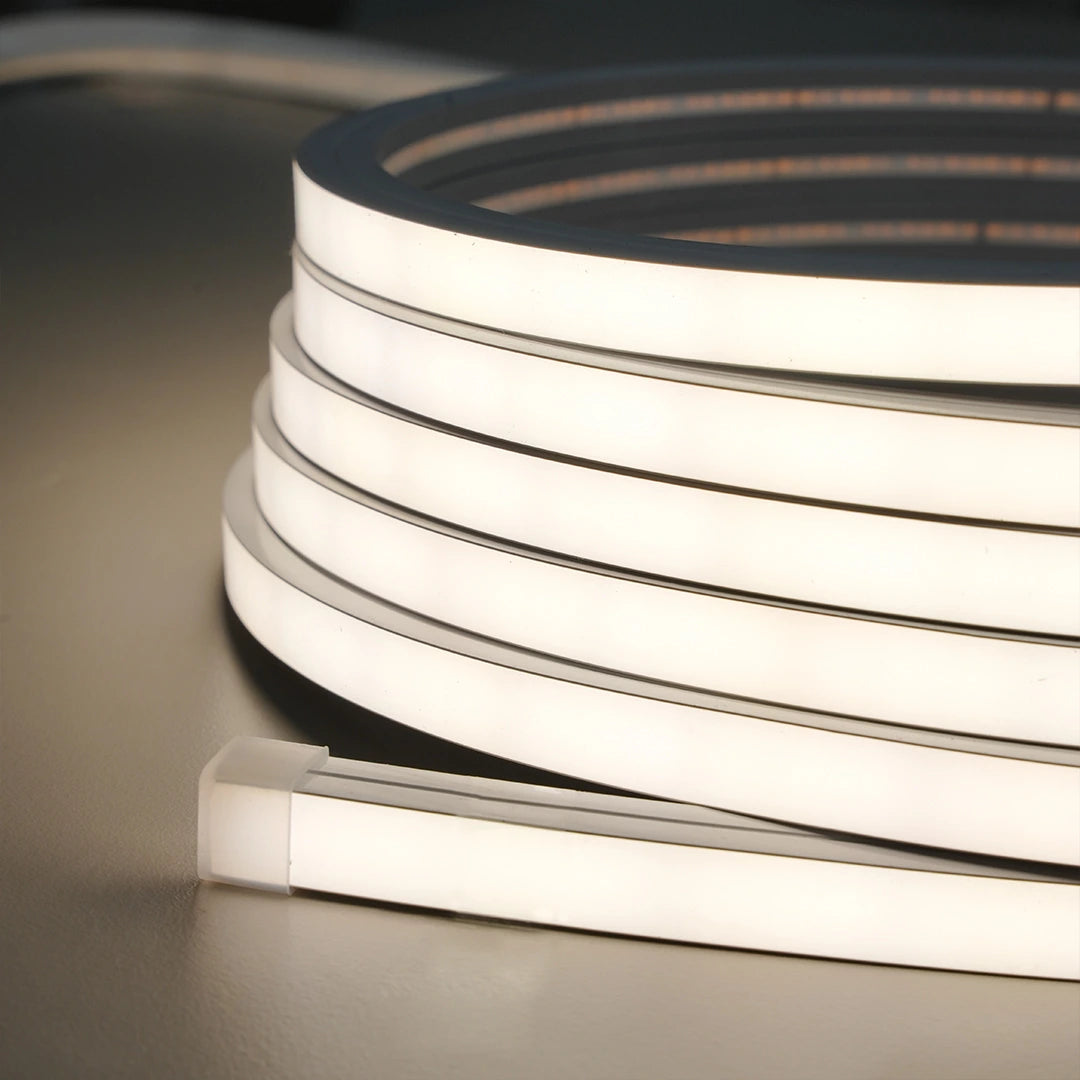 IP65 rated neon LED profile, 10 × 10 mm silicone.