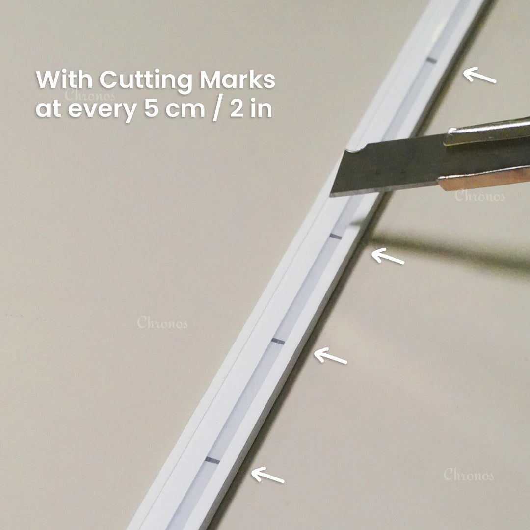 Outdoor rated neon profile, 6×13 mm silicone IP65.