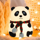 Panda soft-touch night light with color-changing LED and USB rechargeable design, perfect for kids and panda lovers.