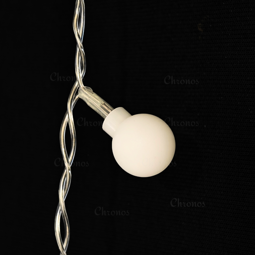 Festive bubble curtain string lights with 8 lighting modes for parties and celebrations