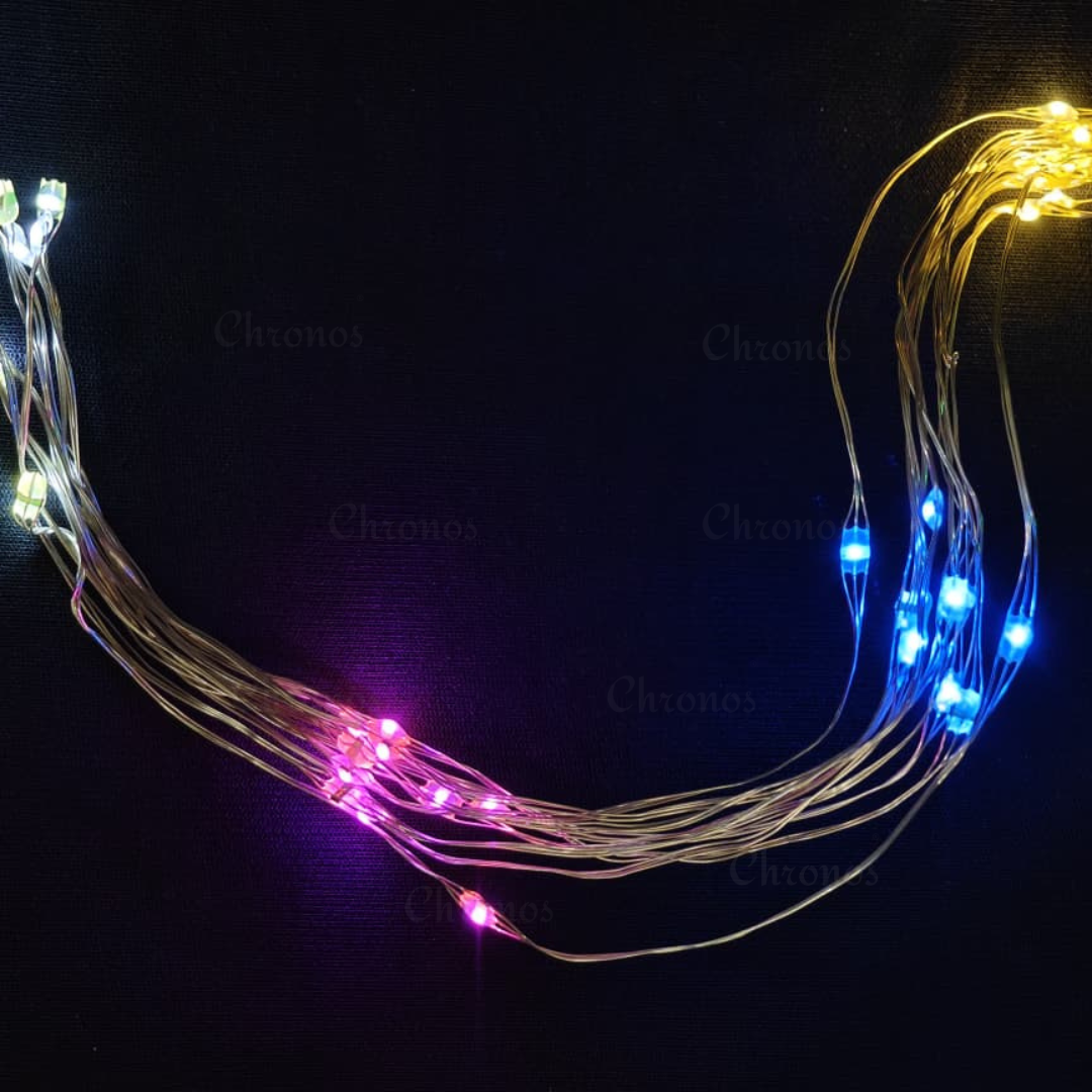 Portable RGB fairy lights for home and outdoor decorative lighting setups