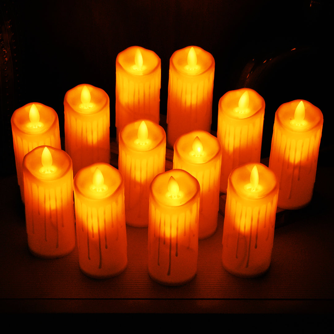 Premium LED dripping candles for elegant home décor styling