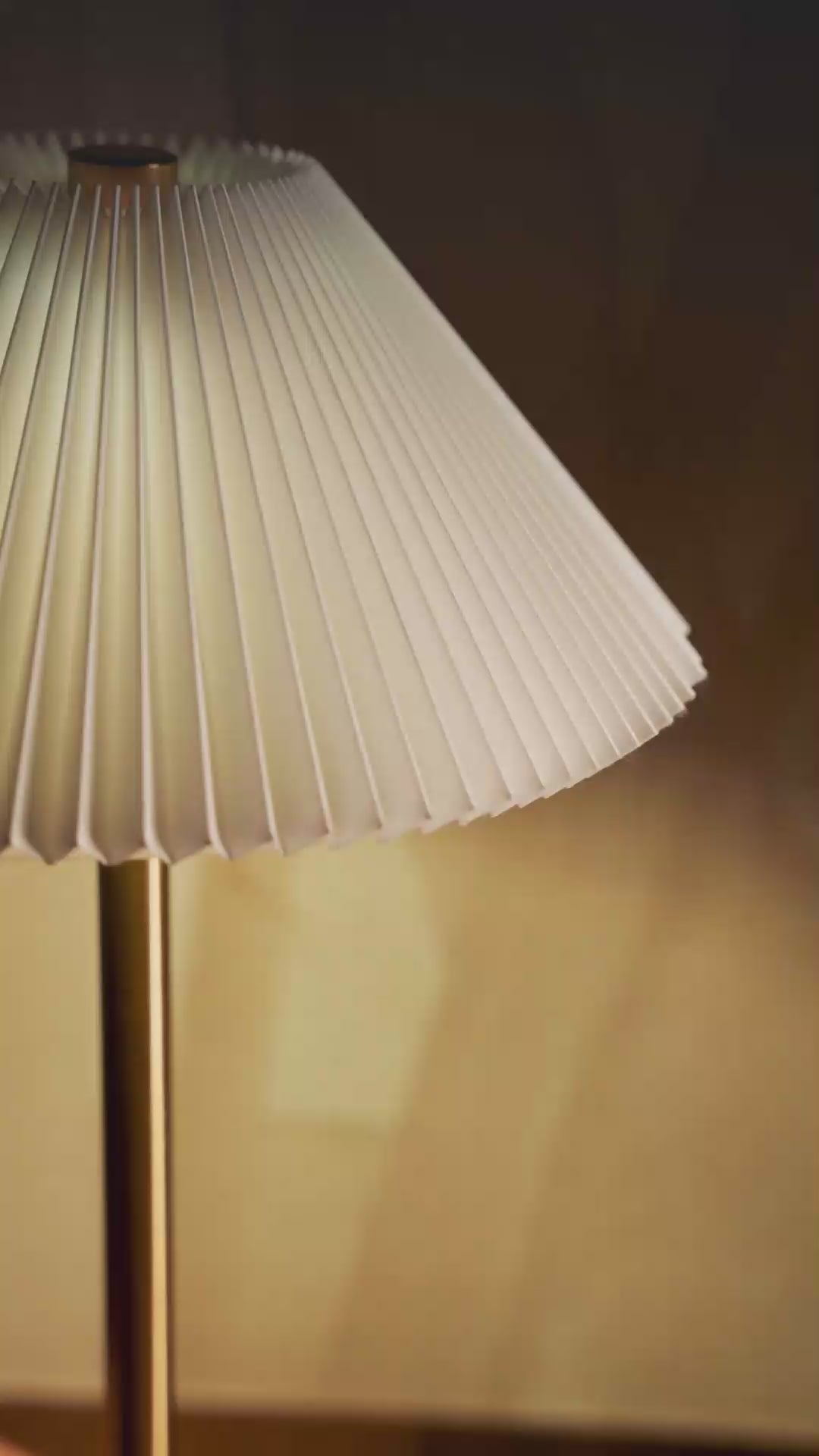 Cordless rechargeable brass table lamp for weddings, events, and festive decoration