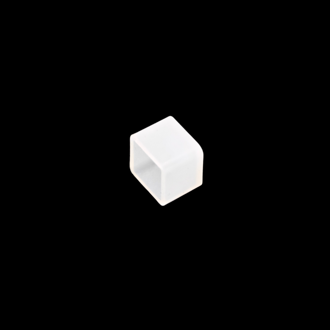 Waterproof silicone end caps and metal clips for LED silicone profile.