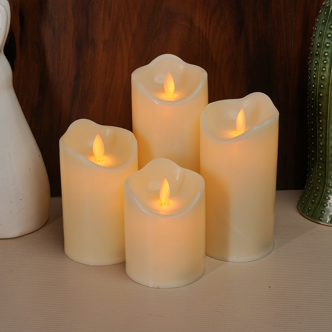 LED candle safe alternative to real candles for home