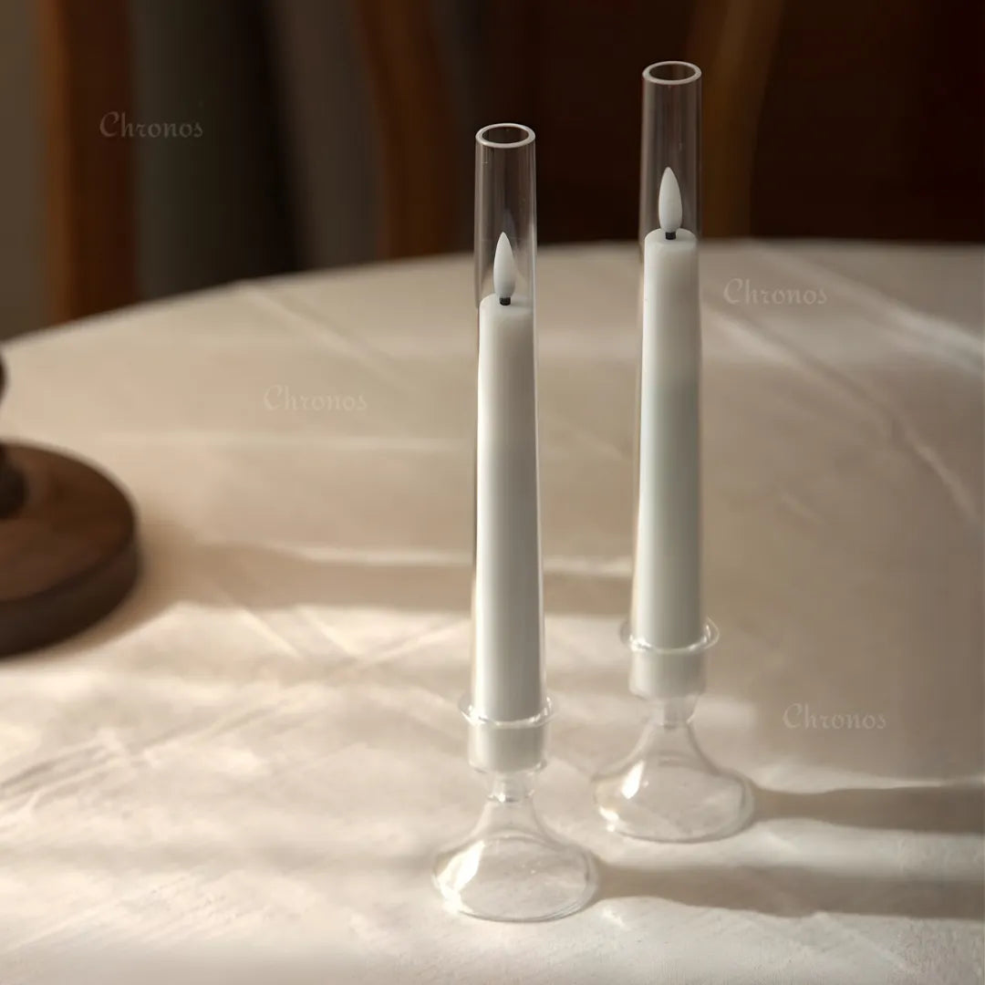 Safe flameless candles for home décor events and celebrations