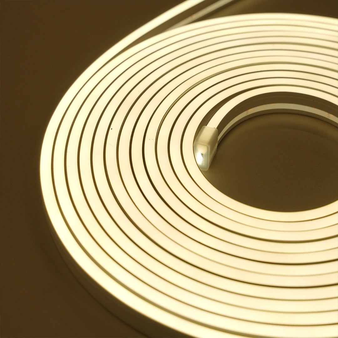 4 mm×10 mm silicone neon profile with side bend.