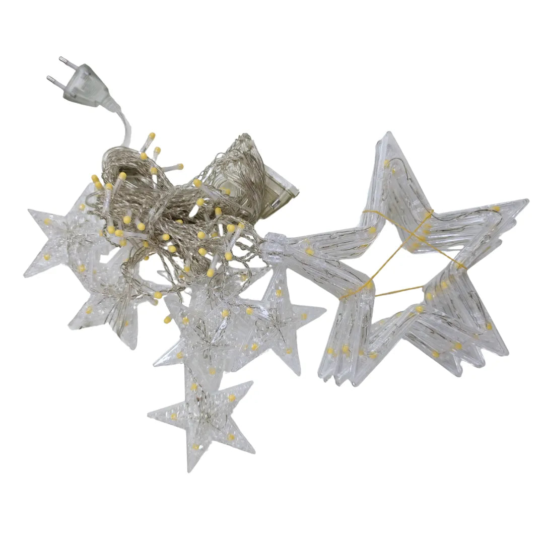 Star curtain lights for indoor home decoration