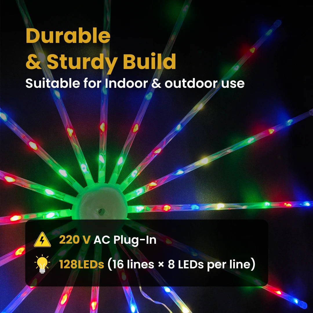 Temple style Ganpati LED chakra decoration light for devotional setups