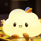 Touch sensor squishy lamp with 7-color modes, portable and perfect for kids’ rooms.