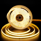 8mm Warm White COB Dotless LED Strip Light – 12V, 5M, 320 LEDs/m – Cozy & Inviting Glow