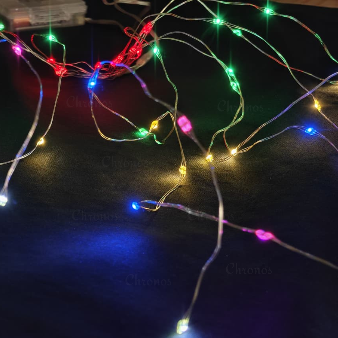 Waterproof LED fairy lights for balcony, terrace, and garden decoration