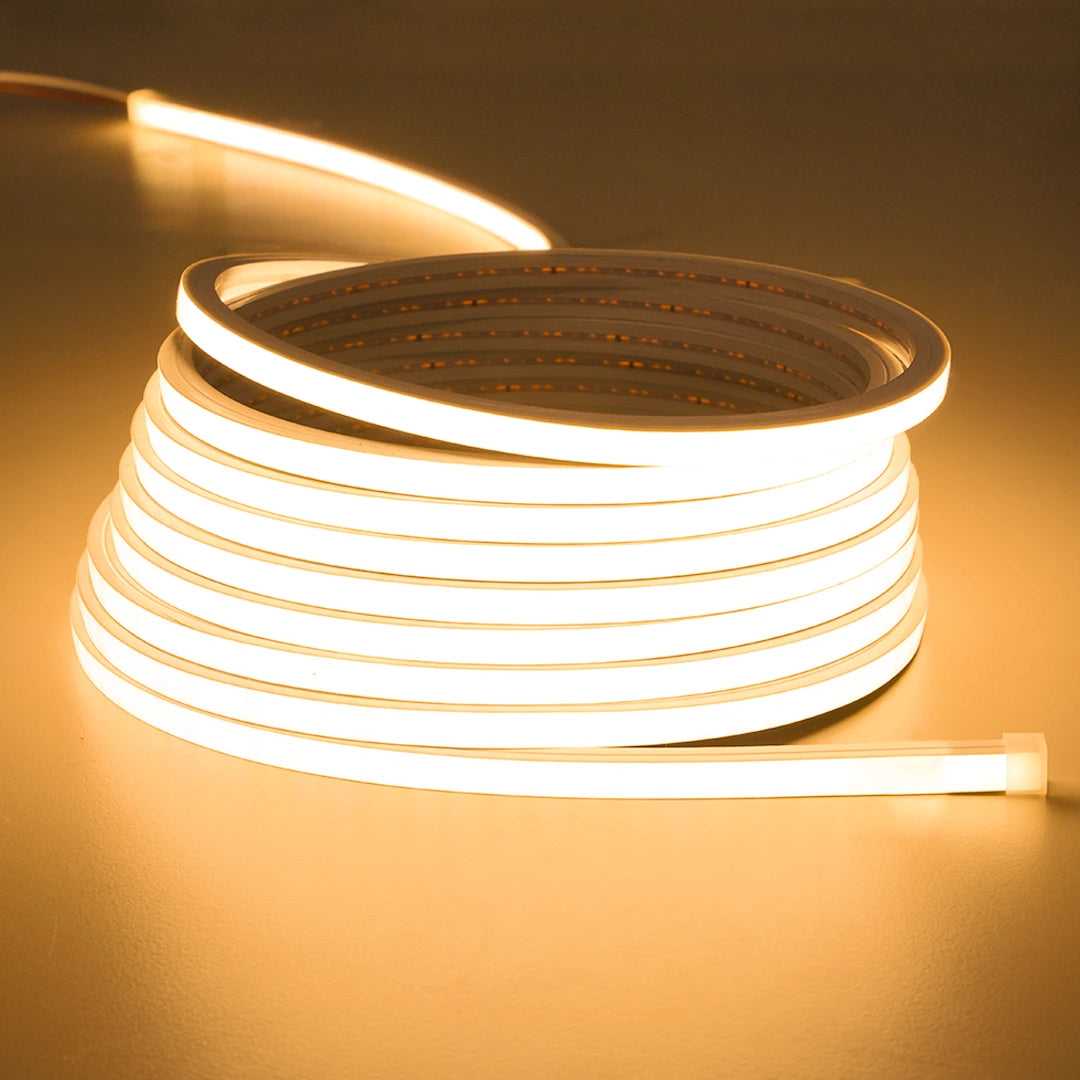 Water resistant flexible neon light 8 mm×8 mm profile.