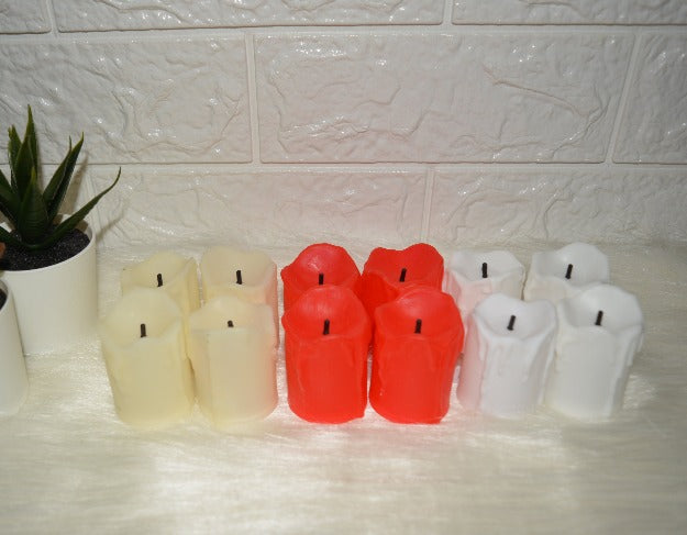 LED Candles | Bright Warm White | Pack of 12 - Chronos