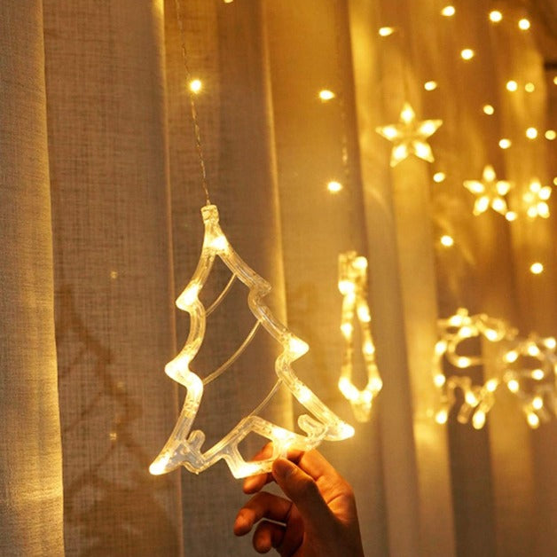 Christmas Tree Curtain Lights | WW | Chronos