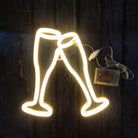 Neon Sign Light | Wine Glass - Battery & USB Operated