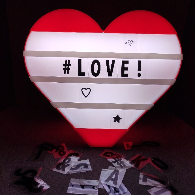Heart Cinematic Light Box