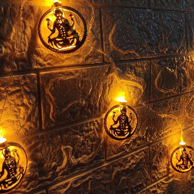 Goddess Metal String Lights | Amber Yellow LED