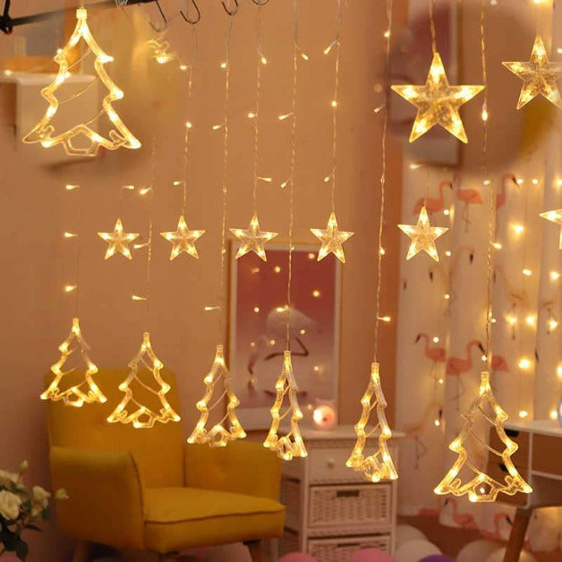 Christmas Tree Curtain Lights | WW | Chronos