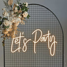 Let's Party Neon Sign Neon Signages Chronos Lights