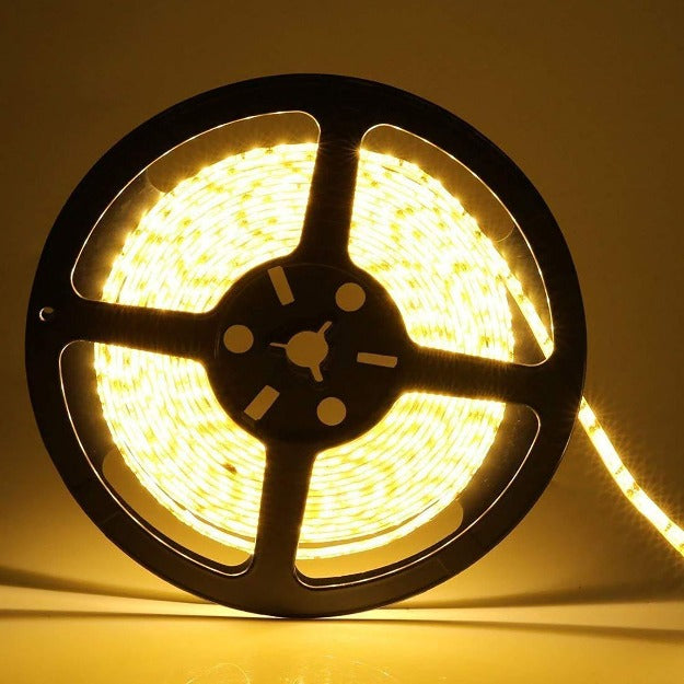 Warm White LED Strip 2835 - 120 LEDs, Cozy and Inviting Lighting