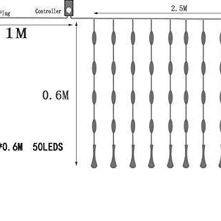 Raindrop Curtain Lights | WW | Chronos
