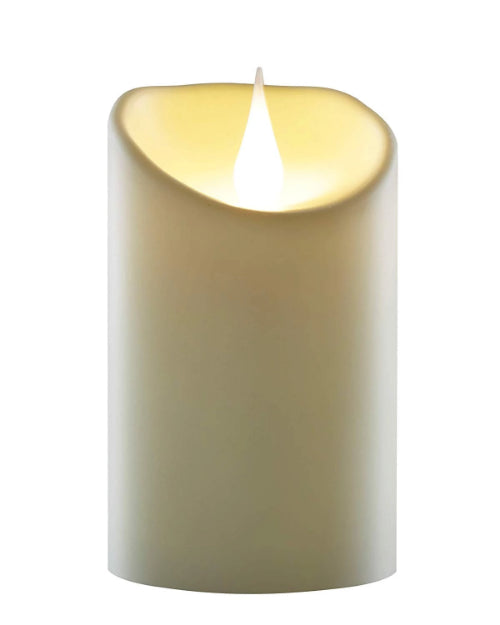 LED 3D Jumping Wick Pillar Candles | Size 5" to 7" - Chronos