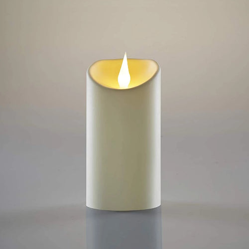 LED 3D Jumping Wick Pillar Candles | Size 5" to 7" - Chronos