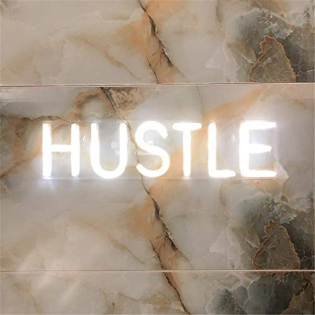 Neon Sign Light | Wall Hanging | Hustle