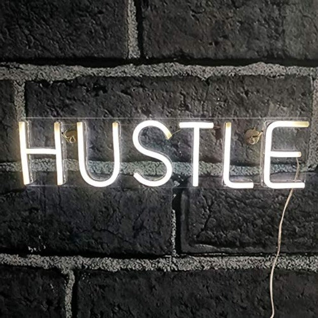 Neon Sign Light | Wall Hanging | Hustle