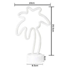 Neon Sign Table Lamp | Battery & USB Operated | Palm Tree
