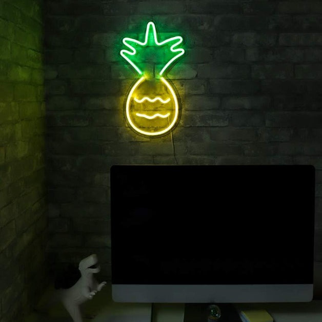 Neon Sign Light | Wall Hanging | Pineapple