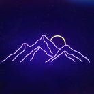 Mountain Neon Sign Neon Signage Chronos lights