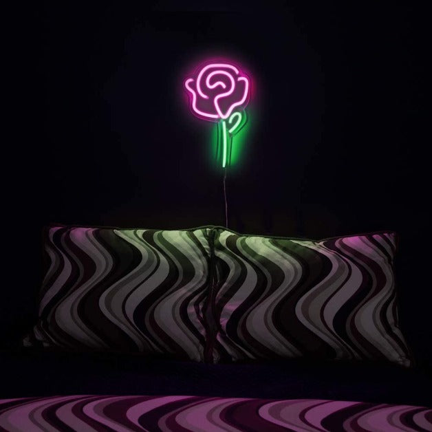 Neon Sign Light | Wall Hanging | Rose