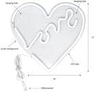 Neon Sign Light | Wall Hanging | Love Heart